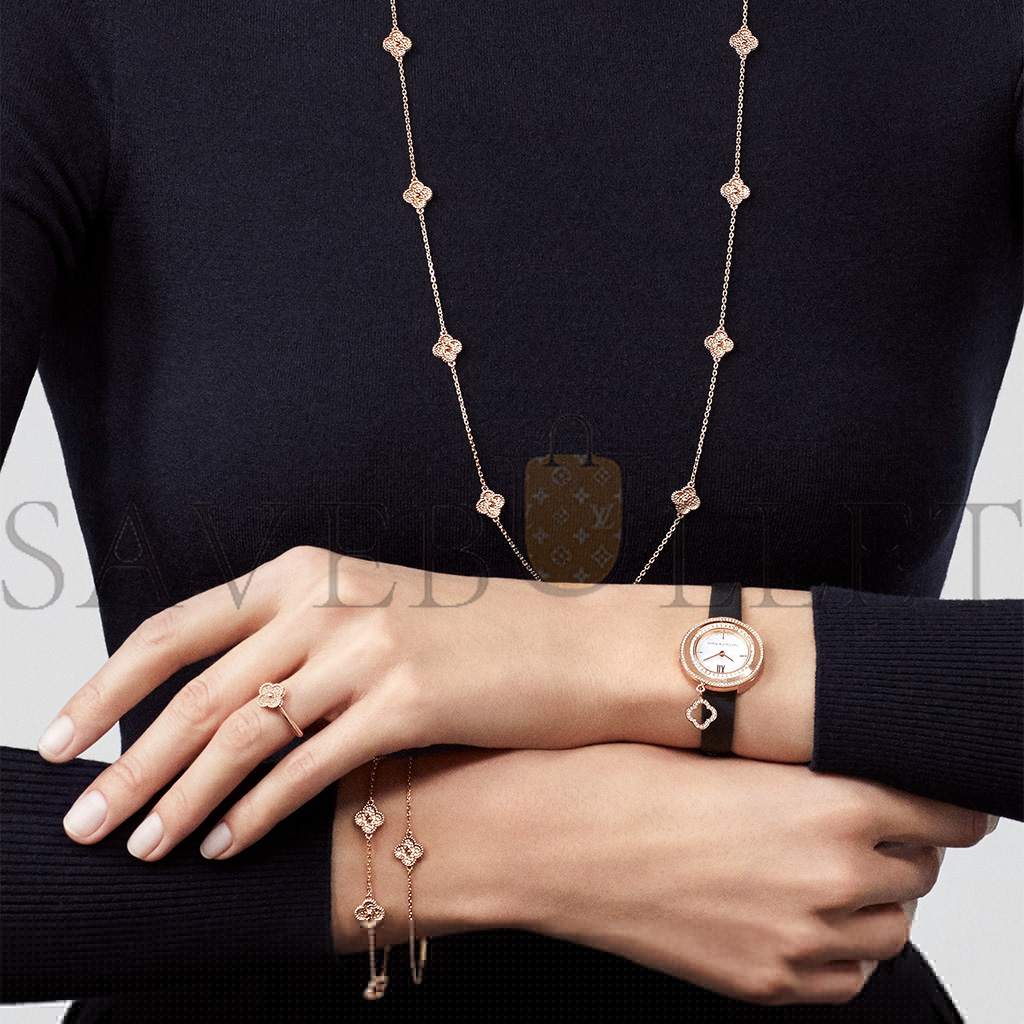 V*N CL*F arpels sweet alhambra bracelet - rose gold  vcaro8dc00